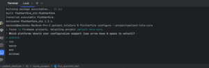 selecting the options of multiple platforms, ex android, ios, etc