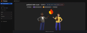 Firebase dashbooard,project has sucessfully created